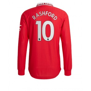 Manchester United Marcus Rashford #10 Hemmatröja 2022-23 Långärmad